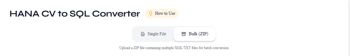 ZIP file contents for bulk upload